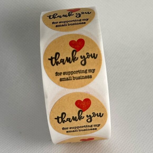 Small business thank you stickers | shipping supplies | SEAL ENVELOPE - Picture 4 of 6